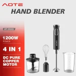 EU Plug Multifunctional Hand Blender Portable Electric Egg Beater Household Baby Food Processor Mixer