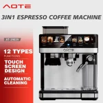 Semi-automatic Italian Espresso Machine Built-in Grinding Extraction Commercial Concentrate Coffee Machine