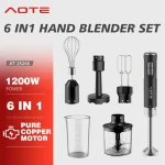 All-in-one Hand Blender with Pure Copper Motor Multifunctional Electric Food Mixer for Baby Food Making